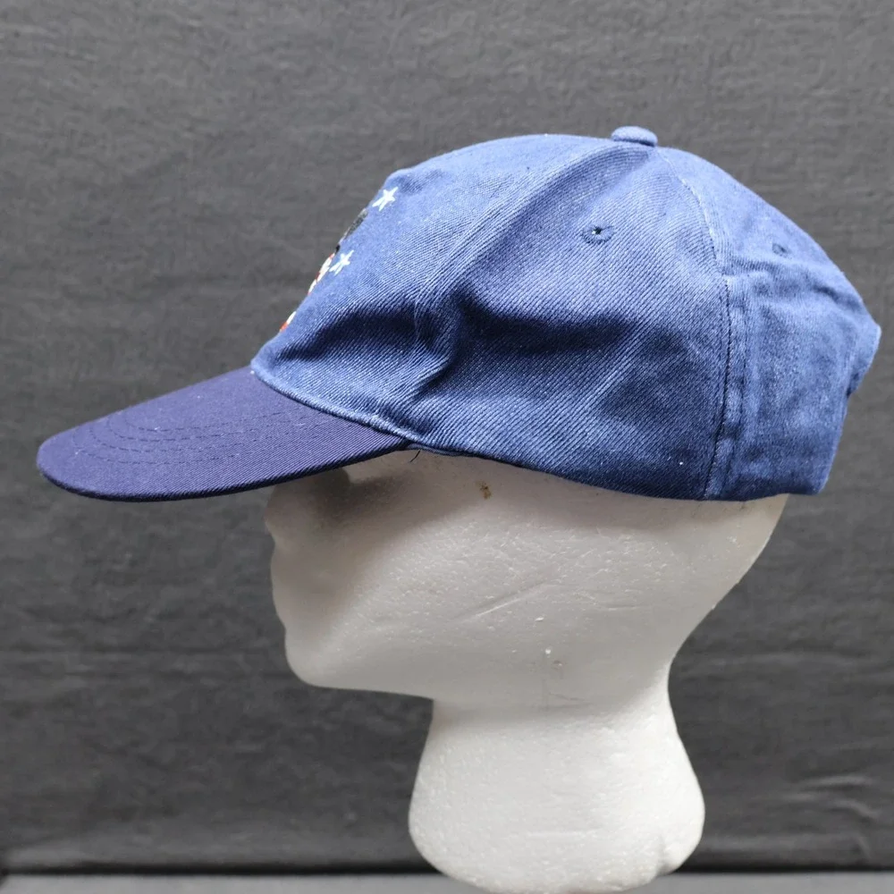 Vintage Disney Mickey Mouse Denim Baseball Cap Hat Child Kid Patriotic‎